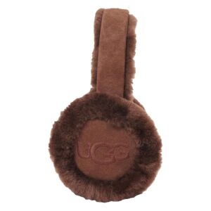 UGG Paraorecchie da donna in pelle di pecora resistente all'acqua con logo ricamato