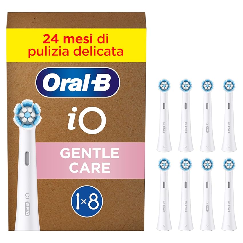 Oral-B Testine di Ricambio iO Gentle Care Bianche Oral-B Testine di Ricambio iO Gentle Care Bianche