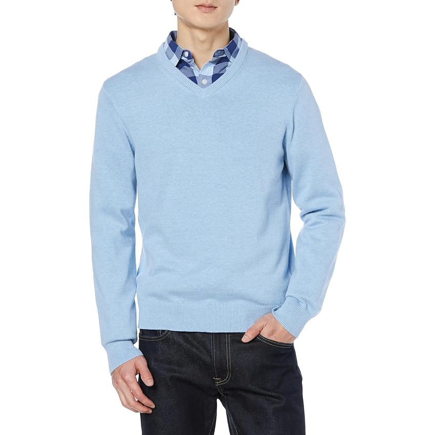 Amazon Essentials Maglione da Uomo con Scollo a V (Disponibile nelle Taglie Big & Tall)