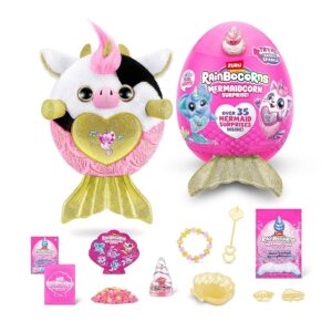 Rainbocorns Mermaidcorn Serie 7 Mucca - Peluche da Collezione