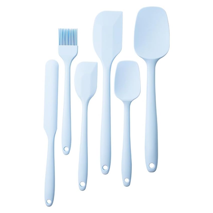 Set di 6 spatole in silicone per uso alimentare