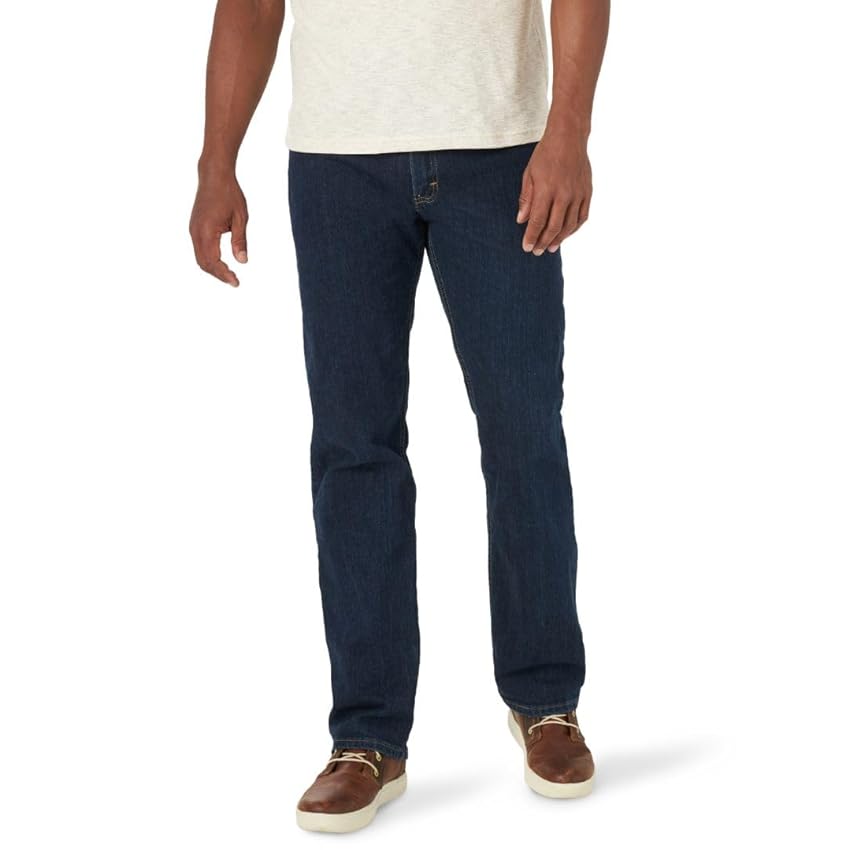 Wrangler Men's Regular Fit Comfort Flex Waist Jean