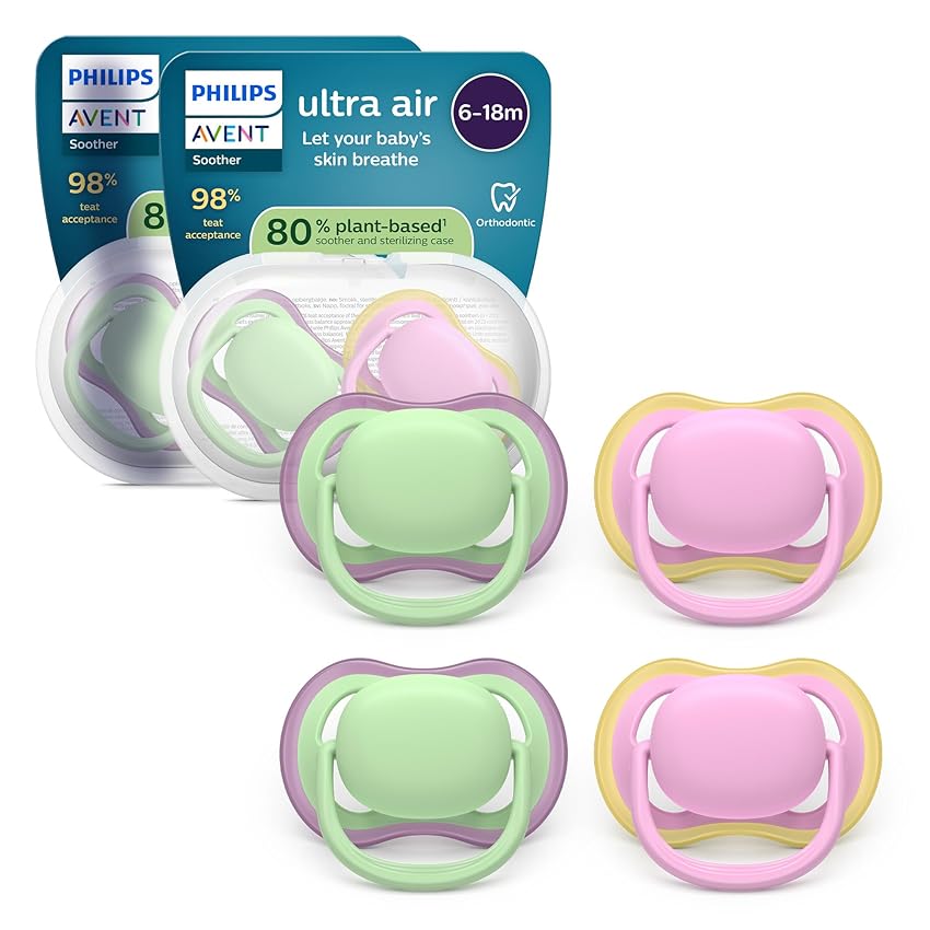 Philips Avent Ultra Start Ciuccio - Design ortodontico