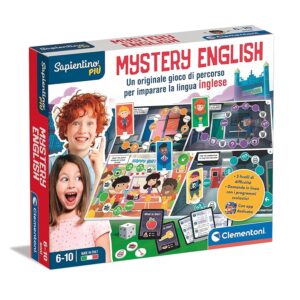 Clementoni - 16598 - Sapientino più - Mistery English - Gioco da Tavolo Educativo
