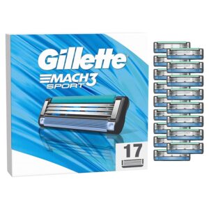 Gillette Mach3 Sport Lamette di Ricambio da Uomo Per Una Rasatura Profonda