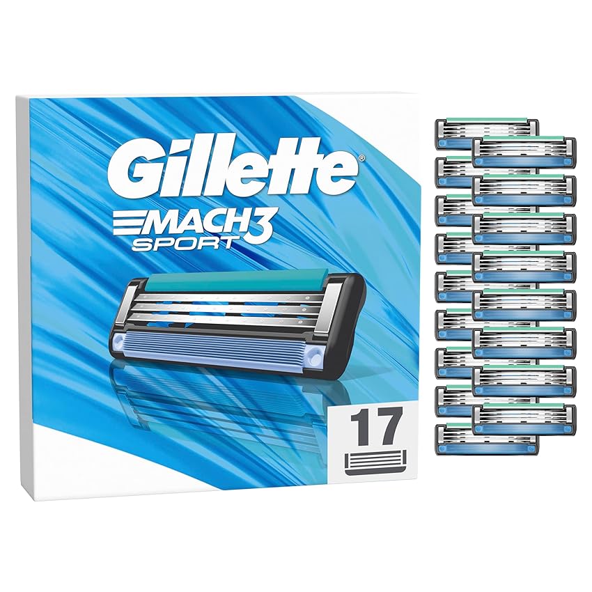 Gillette Mach3 Sport Lamette di Ricambio da Uomo Per Una Rasatura Profonda