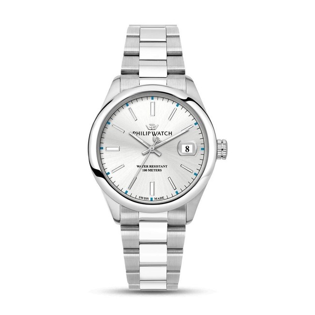 Philip Watch Caribe – Orologio Uomo Acciaio Bianco (R8253597096)