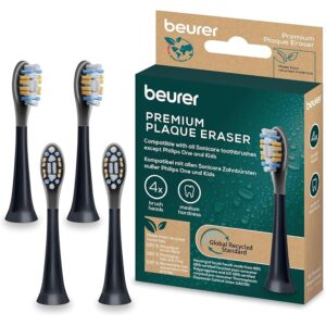 Beurer SC Plaque Eraser – 4 Testine di Ricambio per Spazzolini Elettrici Sonici