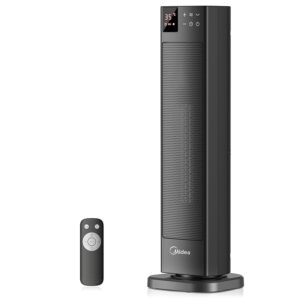 Midea NTH20-22ERSE Stufa Elettrica in Ceramica 2000W con Termostato e Telecomando