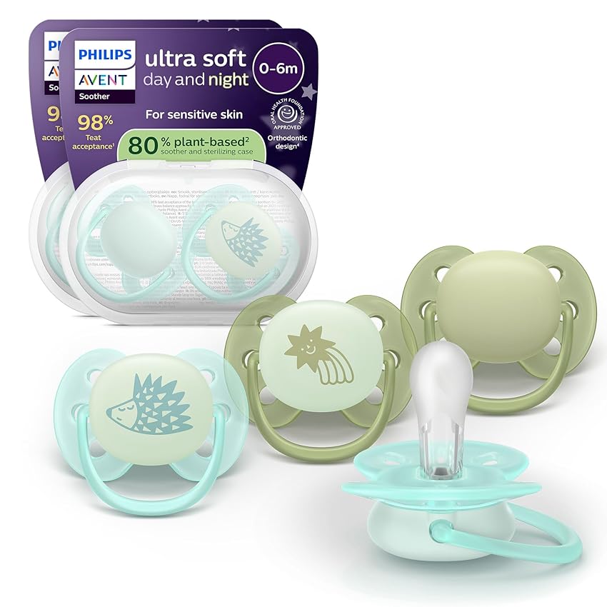 Philips Avent Ciucci Ultra Soft Day & Night – Design ortodontico