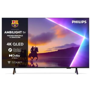 Philips Ambilight 65PUS8510 4K QLED Smart TV - Display 65&rsquo;&rsquo; con piattaforma Titan OS
