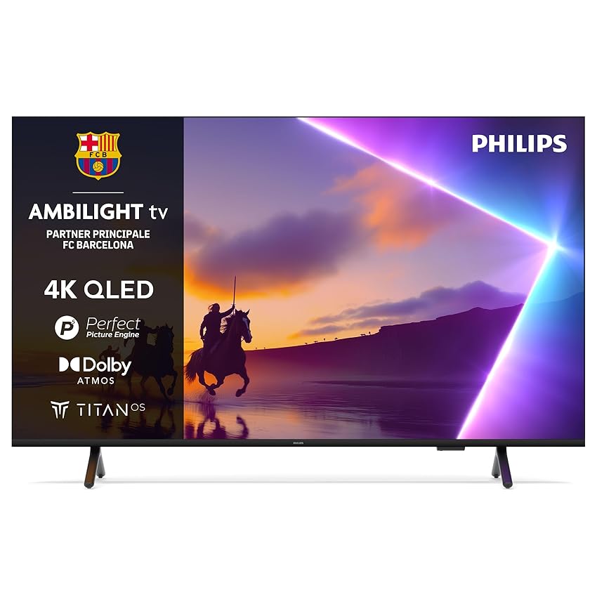 Philips Ambilight 65PUS8510 4K QLED Smart TV - Display 65’’ con piattaforma Titan OS Philips Ambilight 65PUS8510 4K QLED Smart TV - Display 65’’ con piattaforma Titan OS