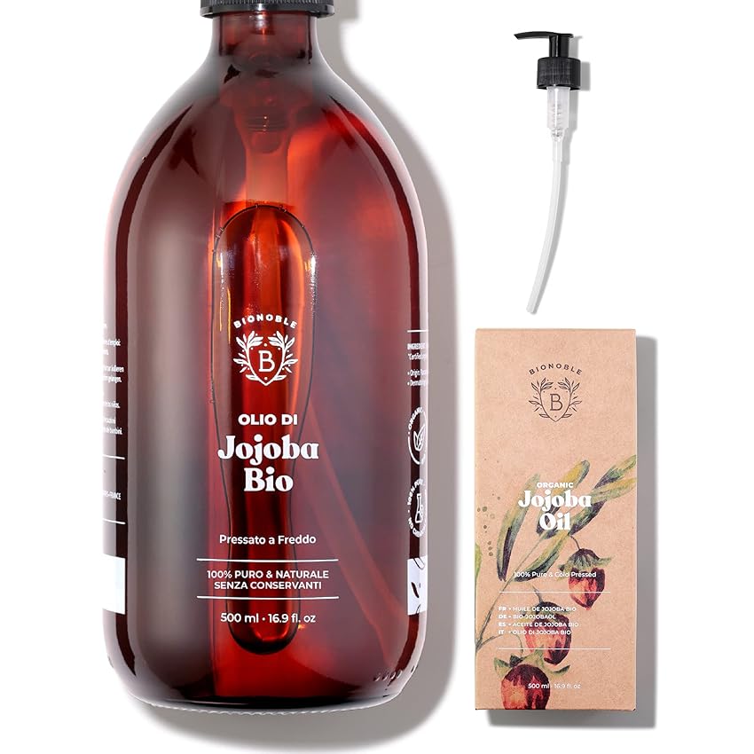 BIONOBLE Olio di Ricino Puro e Biologico - Pressato a Freddo