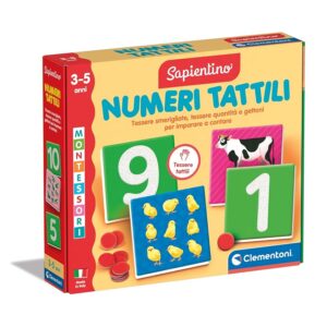Clementoni Sapientino Montessori - Numeri Tattili
