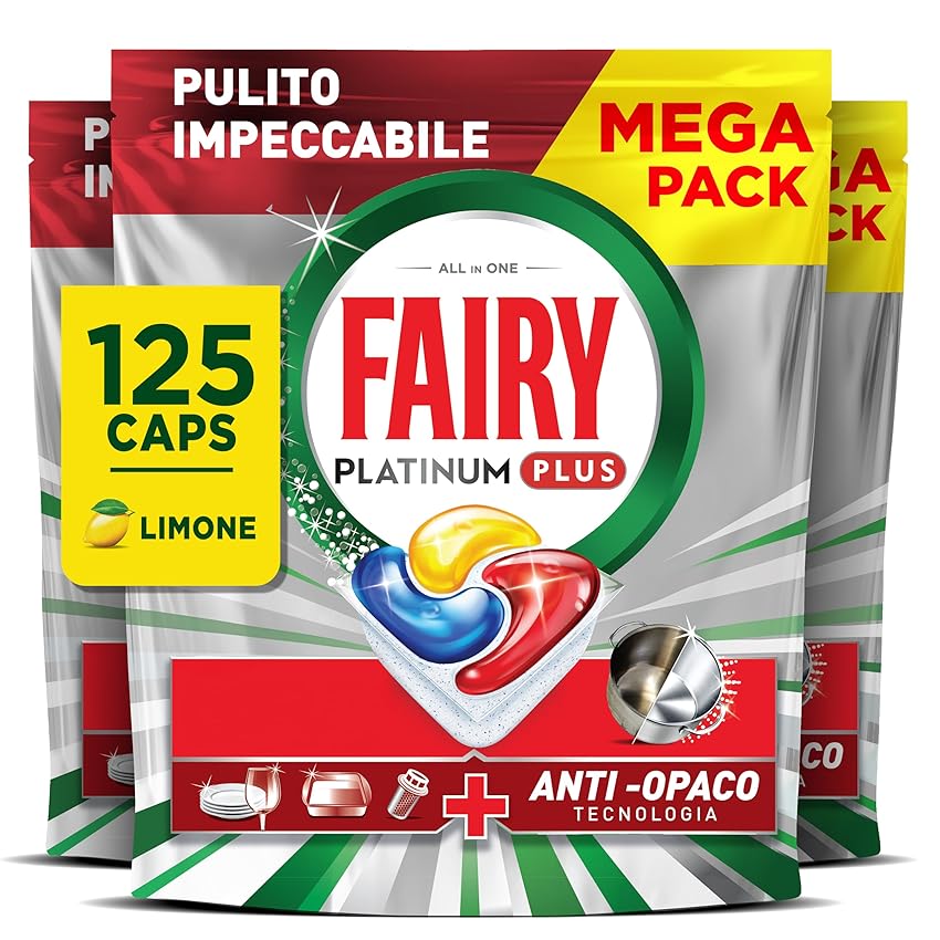 Fairy Platinum Detersivo Pastiglie Lavastoviglie Plus Complete Fairy Platinum Detersivo Pastiglie Lavastoviglie Plus Complete