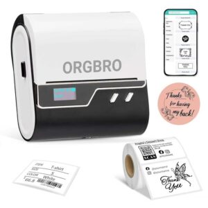 ORGBRO Z3 Stampante Etichette Adesive Termica Etichettatrice Etichette Adesive Personalizzate para Joyería