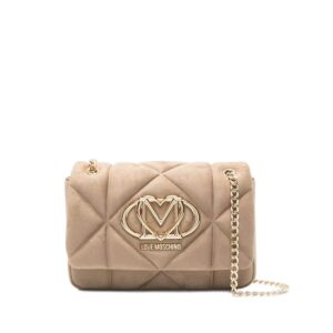 Love Moschino BORSA EMBOSSED VELOUR PL SABBIA