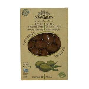 Olive&rsquo;s Earth Olive Verdi Greche Naturali Variet&agrave; Calcidica &ndash; 4 x 200 g (Totale 800)