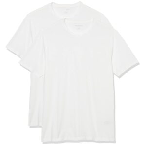 Amazon Essentials Maglietta Girocollo a Maniche Corte dalla vestibilit&agrave; Aderente Uomo