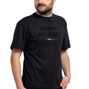T-shirt Uomo Tommy Hilfiger Mezza Manica Corta Maglietta Casual Maglia Sportiva