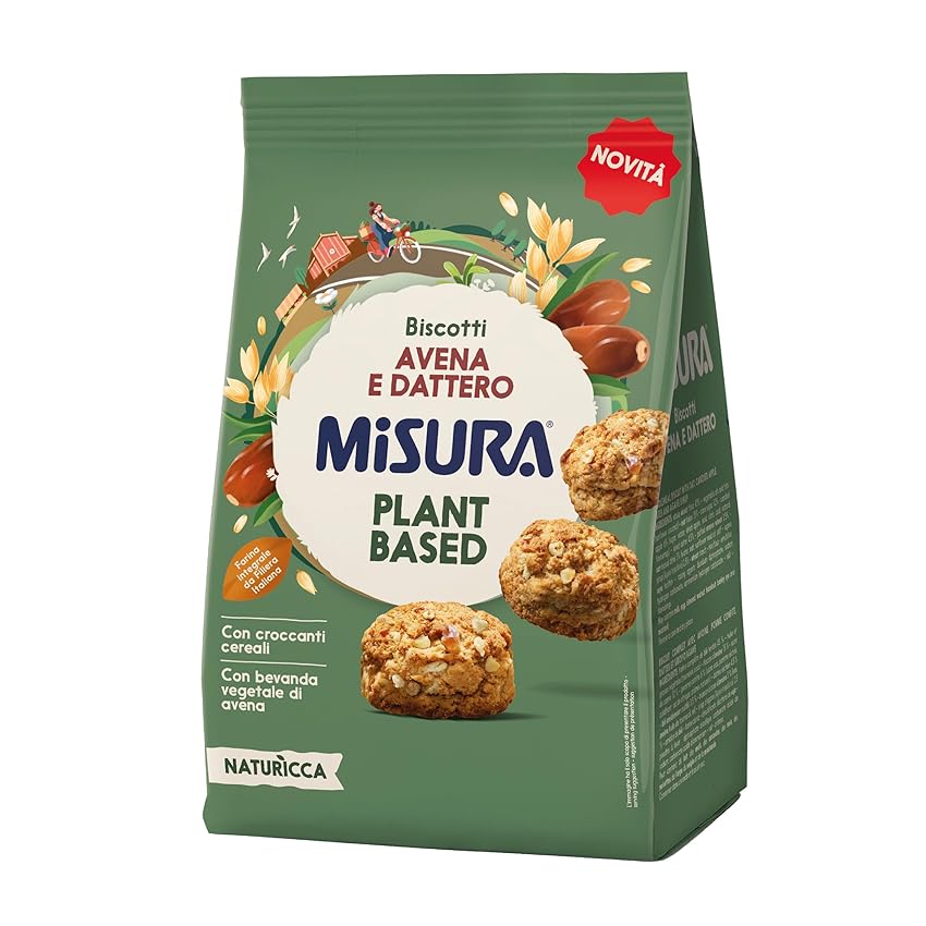 Misura Naturìcca Biscotti Avena e Dattero - Con Avena Misura Naturìcca Biscotti Avena e Dattero - Con Avena
