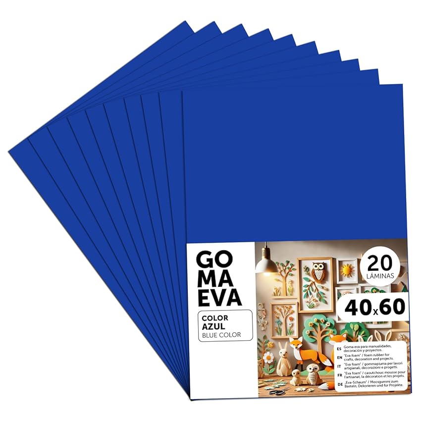 m-office Fogli di Gomma Eva Colorata