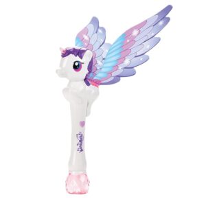 ODS - Soffiabolle Spara Bolle Unicorno con Ali e Luci LED