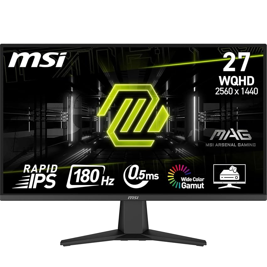 MSI MAG 275QF Monitor Gaming 27" WQHD - IPS (2560 x 1440) MSI MAG 275QF Monitor Gaming 27" WQHD - IPS (2560 x 1440)