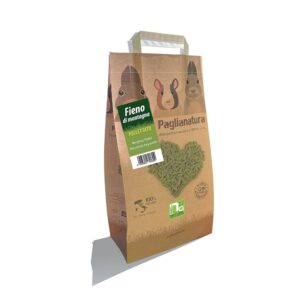 Paglianatura Fieno Pellet 3kg - Mangime Compatto per Conigli e Roditori