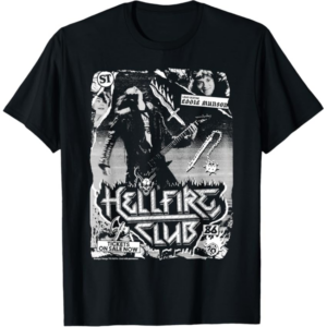 Stranger Things Hellfire Club '86 Eddie Munson - Chitarra solista Maglietta