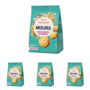 Misura Dolcesenza a Basso Indice Glicemico Frollini con Nocciole | Biscotti con Nocciole