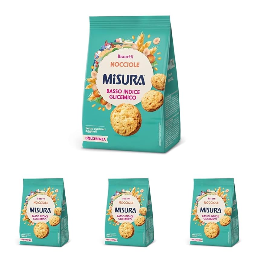 Misura Dolcesenza a Basso Indice Glicemico Frollini con Nocciole | Biscotti con Nocciole Misura Dolcesenza a Basso Indice Glicemico Frollini con Nocciole | Biscotti con Nocciole