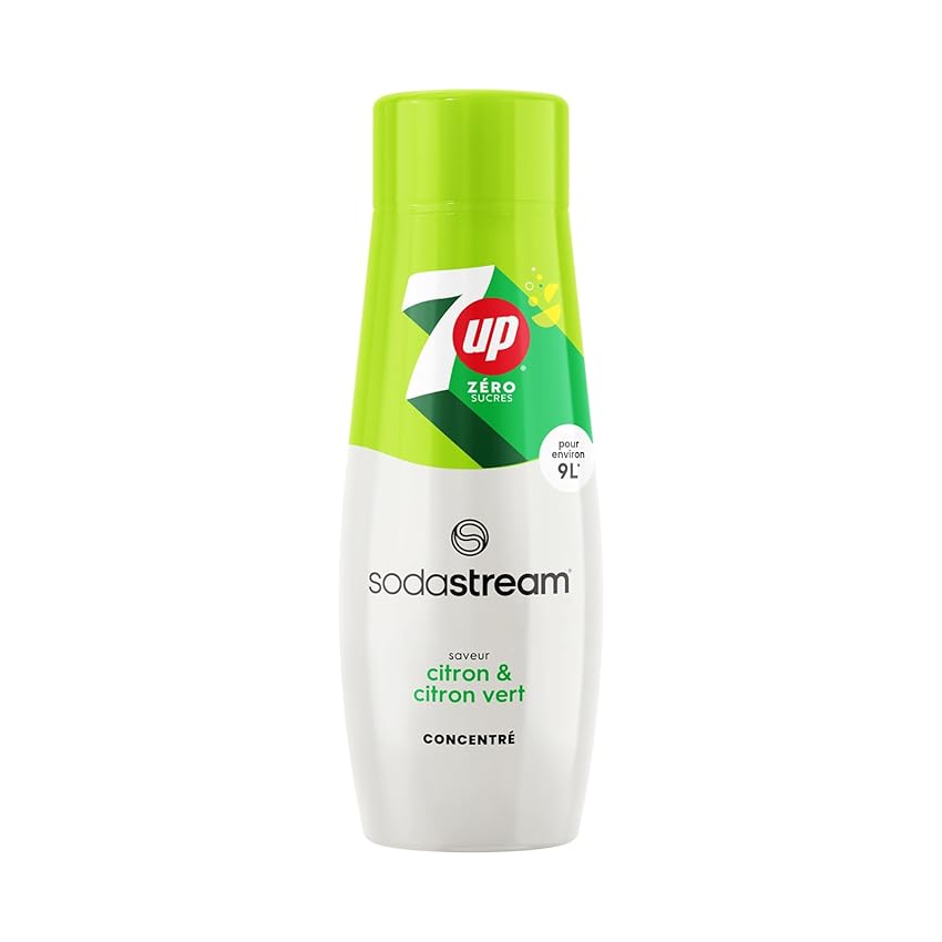 Sodastream Concentrato Seven Up Free per preparare fino a 9 litri di bibite gassate 440 ml Sodastream Concentrato Seven Up Free per preparare fino a 9 litri di bibite gassate 440 ml