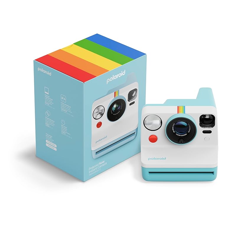 Polaroid - Now Generazione 3 - Fotocamera istantanea - Blu Artico (9157)