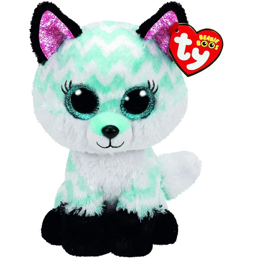 TY - Peluche - Beanie Boos -Volpe - Atlas - Azzurro
