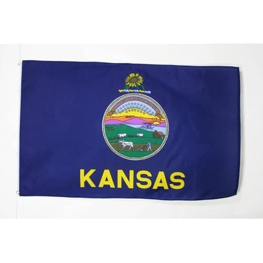 BANDIERA KANSAS 90x60cm - BANDIERA STATO AMERICANO – USA - STATI UNITI 60 x 90 cm