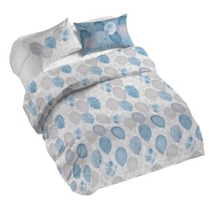 PENSIERI DELICATI Parure Copripiumino Matrimoniale 100% Cotone