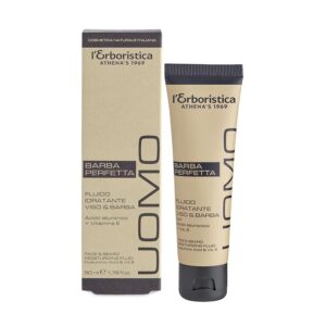 L'Erboristica di Athena's dal 1969 Fluido Idratante Viso & Barba Acido Ialuronico e Vitamina E