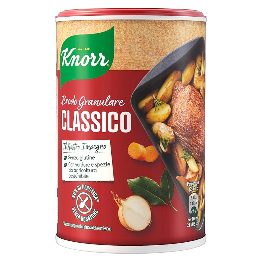 Knorr Brodo Granulare Classico - Brodo Vegetale Sostenibile