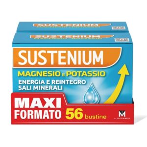 Sustenium Magnesio e Potassio - Integratore alimentare per reintegrare i Sali minerali