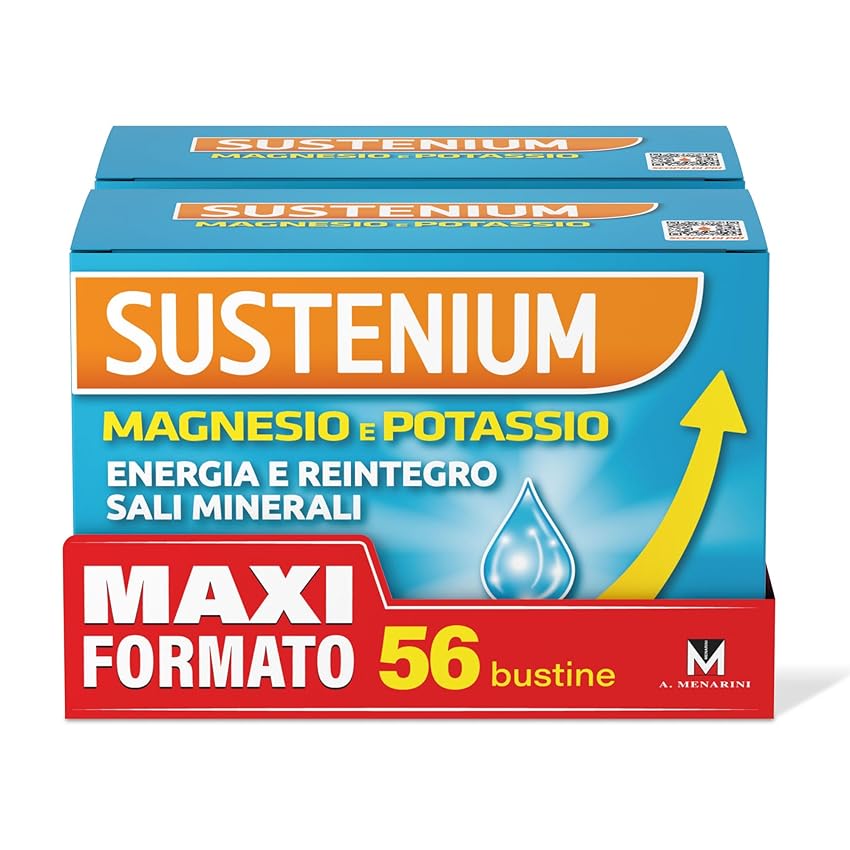 Sustenium Magnesio e Potassio - Integratore alimentare per reintegrare i Sali minerali