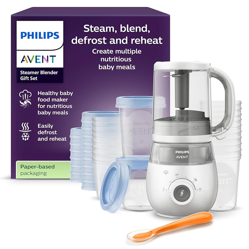 Philips Avent Steamer Blender Gift Set - EasyPappa 4 in 1