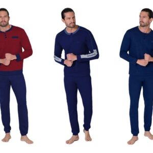 pigiama uomo SERGIO TACCHINI estivo caldo COTONE polsino bottoni 7 colori