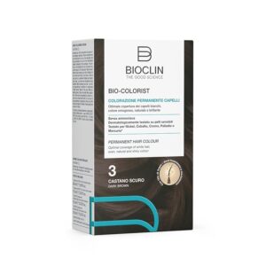 BIOCLIN Bio-Colorist Colorazione Permanente Capelli Castano Scuro 3 – Senza Ammoniaca