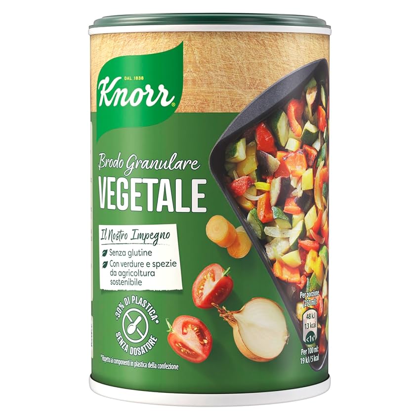 Knorr Brodo Granulare Verdure - Brodo Vegetale Sostenibile