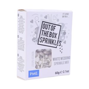PME - Out the Box Sprinkle Mix - White Wedding 60g