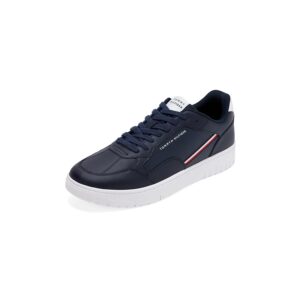 Tommy Hilfiger Uomo Sneakers con Suola Preformata Basket Core Stripes Profilo Basso