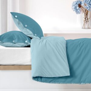 Ruggeri - Parure Copripiumino - 100% Cotone di Alta Qualità Morbido e Traspirante