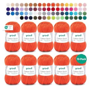 Gründl Filato Cotton Quick uni - filato sottile per uncinetto e maglia