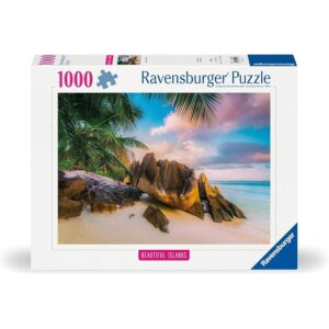 Ravensburger - Puzzle 1000 Pezzi Islands Seychelles | Puzzle 1000 Pezzi Paesaggi Con